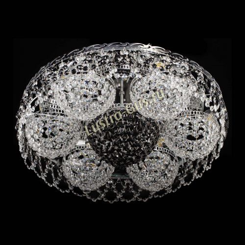 Люстра Вьюга №3 черная в Подольске Гусь Хрустальный