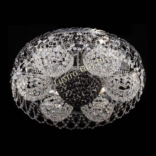 Люстра Вьюга №3 черная в Подольске Гусь Хрустальный