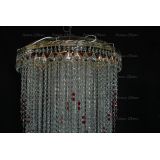 Люстра Вьюга длинная красная в Подольске