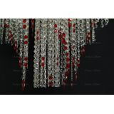 Люстра Вьюга длинная красная в Подольске