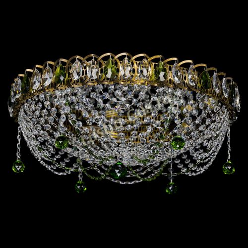 Люстра Жасмин №1 под бронзу зеленая в Подольске Люстра Жасмин №1 под бронзу зеленая в Подольске
