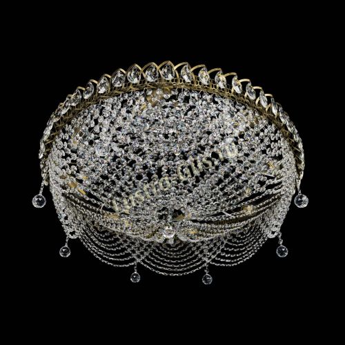 Люстра Жасмин №1 - 700 мм под бронзу в Подольске Гусь Хрустальный