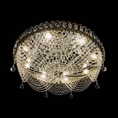 Люстра Жасмин №1 - 700 мм под бронзу в Подольске Гусь Хрустальный