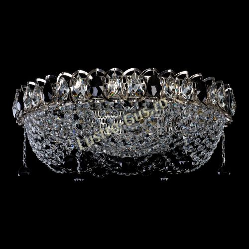 Люстра Жасмин №1 черная в Подольске Гусь Хрустальный