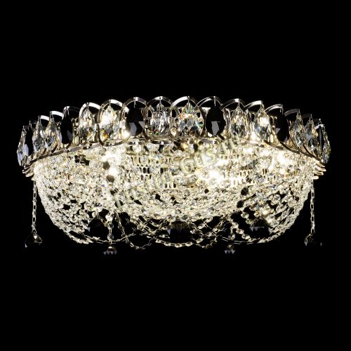 Люстра Жасмин №1 черная в Подольске Гусь Хрустальный