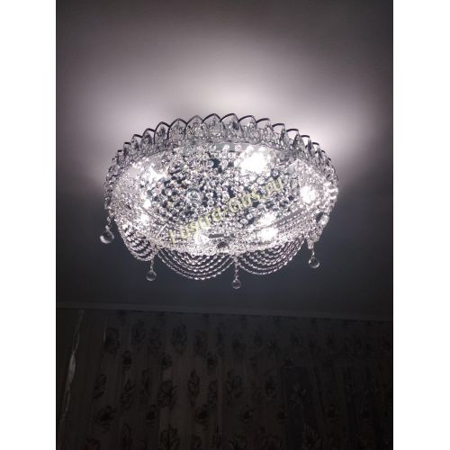 Люстра Жасмин №1 - 6 ламп в Подольске Гусь Хрустальный