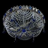 Люстра Жасмин №1 синяя в Подольске