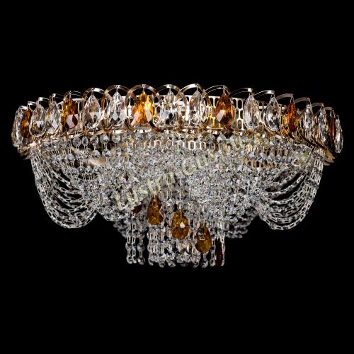 Люстра Жасмин Каскад чайный в Подольске Гусь Хрустальный