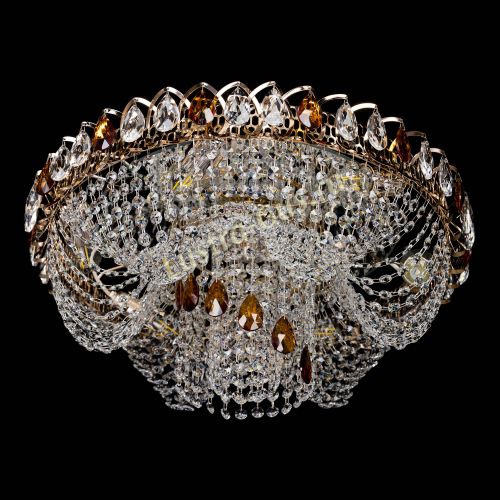 Люстра Жасмин Каскад чайный в Подольске Гусь Хрустальный