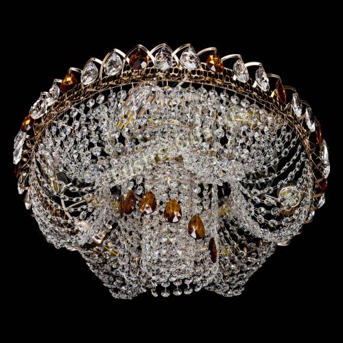 Люстра Жасмин Каскад чайный в Подольске Гусь Хрустальный