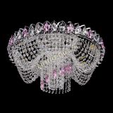 Люстра Жасмин Каскад розовый в Подольске