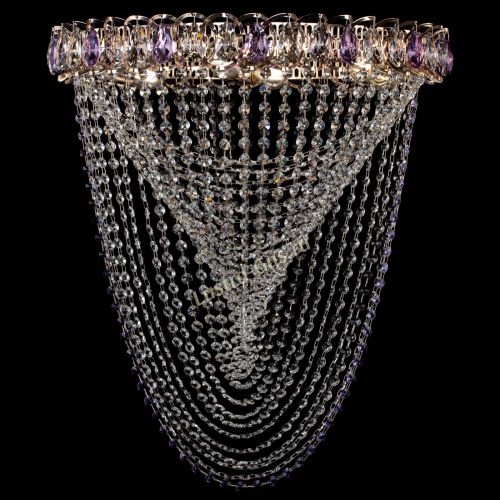 Люстра Жасмин Веер фиолетовая в Подольске Люстра Жасмин Веер фиолетовая в Подольске