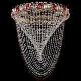 Люстра ﻿Жасмин Веер красная в Подольске