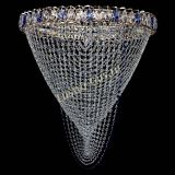 Люстра ﻿Жасмин Веер синий в Подольске