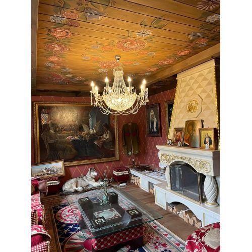 Люстра Елизавета №13 Купол в Подольске Гусь Хрустальный