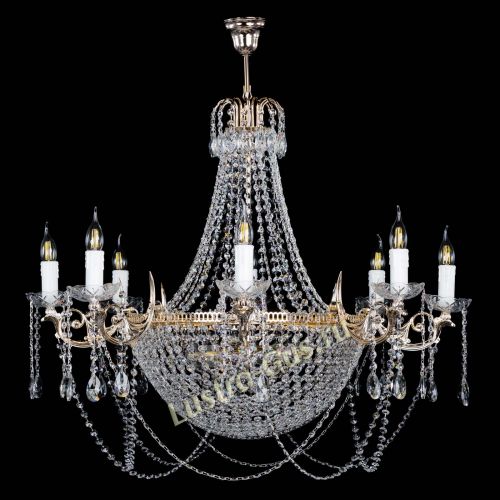 Люстра Елизавета №13 Купол в Подольске Гусь Хрустальный