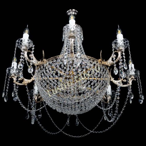 Люстра Елизавета №13 Купол в Подольске Гусь Хрустальный