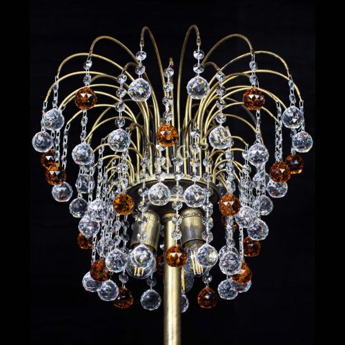 Торшер Агата шар под бронзу Чайный в Подольске Гусь Хрустальный