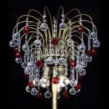 Торшер Агата шар под бронзу Красный в Подольске