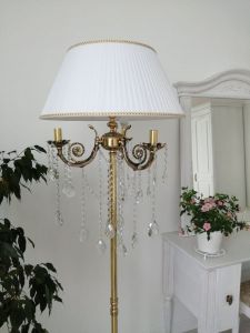 Бронзовый торшер Антик №3 баден в Подольске отзыв и фото покупателя