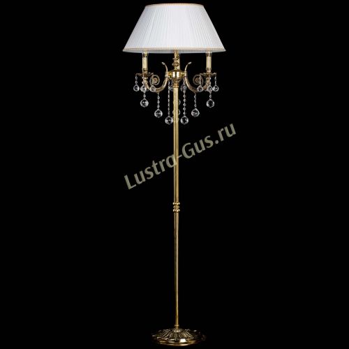 Бронзовый торшер Антик №3/2 шар в Подольске Гусь Хрустальный