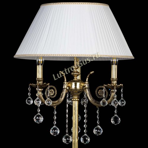 Бронзовый торшер Антик №3/2 шар в Подольске Гусь Хрустальный