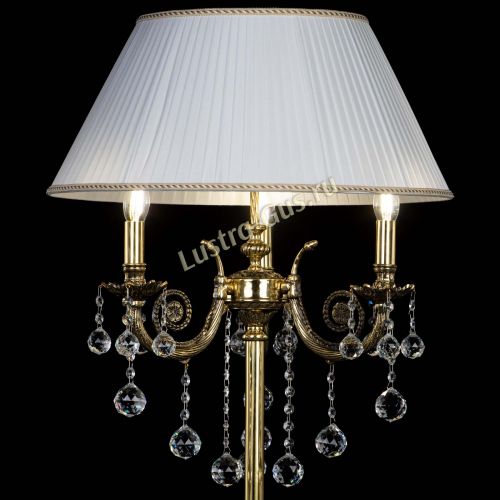 Бронзовый торшер Антик №3/2 шар в Подольске Гусь Хрустальный