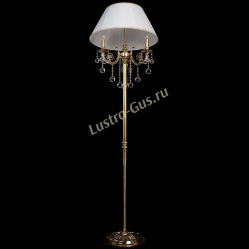 Бронзовый торшер Антик №3/2 шар в Подольске Гусь Хрустальный