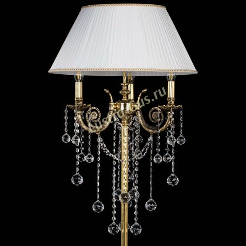 Бронзовый торшер Антик №3 шар в Подольске Гусь Хрустальный