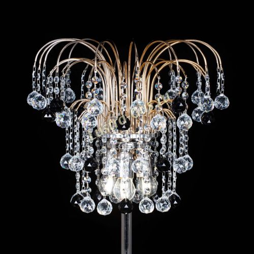 Торшер Акация шар черный в Подольске Гусь Хрустальный