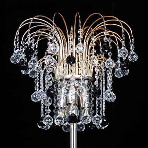 Торшер Акация шар черный в Подольске Гусь Хрустальный