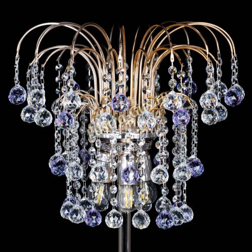 Торшер Акация шар фиолетовый в Подольске Гусь Хрустальный