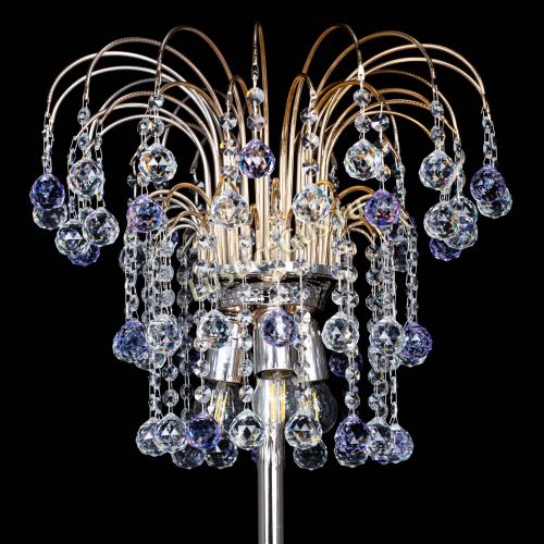 Торшер Акация шар фиолетовый в Подольске Гусь Хрустальный