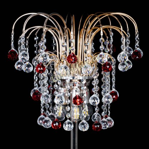 Торшер Акация шар красный в Подольске Гусь Хрустальный