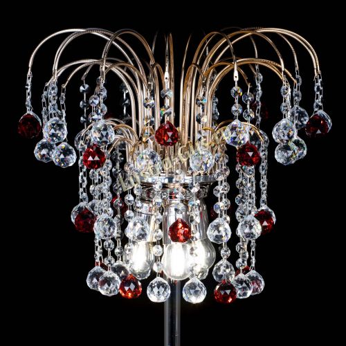 Торшер Акация шар красный в Подольске Гусь Хрустальный