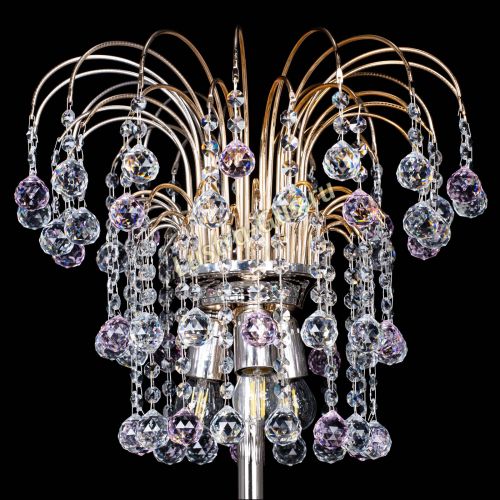 Торшер Акация шар розовый в Подольске Гусь Хрустальный