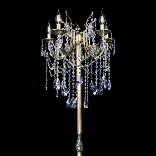 Бронзовый торшер Матильда №2 лучик в Подольске Гусь Хрустальный