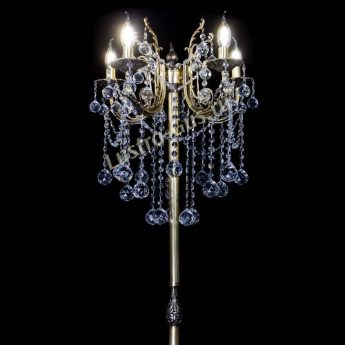 Бронзовый торшер Матильда №2 шар в Подольске Гусь Хрустальный