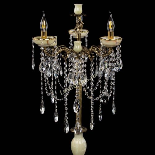 Торшер бронзовый Оникс №3/2 журавлик в Подольске Гусь Хрустальный