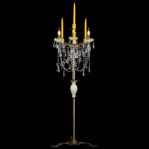 Торшер бронзовый Оникс №3 баден в Подольске Гусь Хрустальный