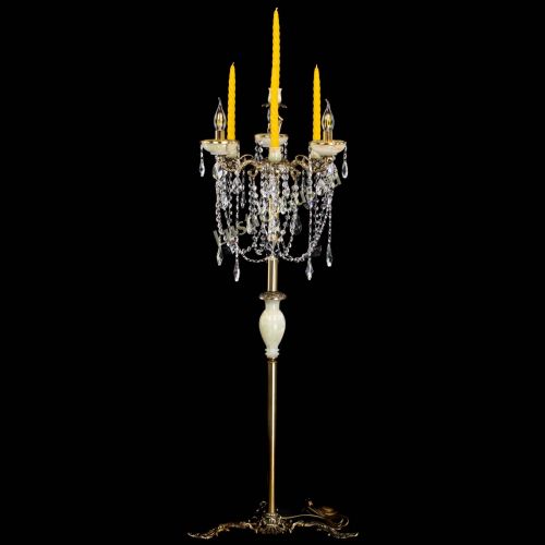 Торшер бронзовый Оникс №3 лучик в Подольске Гусь Хрустальный