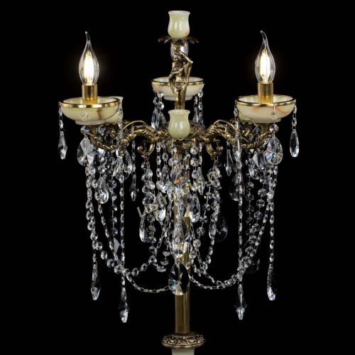 Торшер бронзовый Оникс №3 лучик в Подольске Гусь Хрустальный