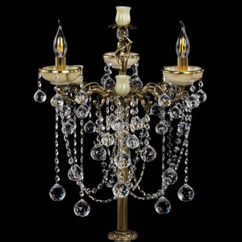 Торшер бронзовый Оникс №3 шар в Подольске Гусь Хрустальный