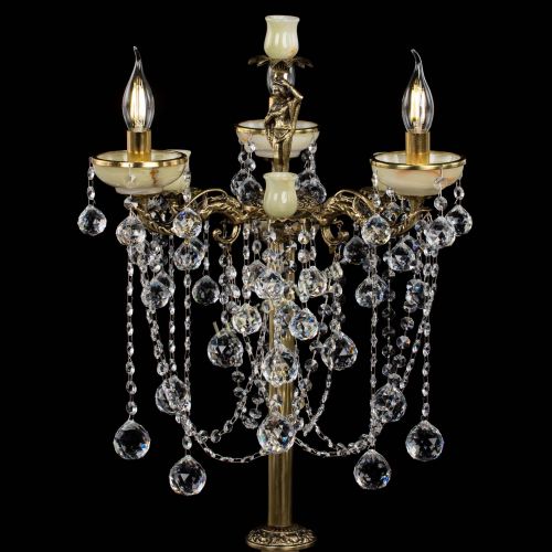 Торшер бронзовый Оникс №3 шар в Подольске Гусь Хрустальный