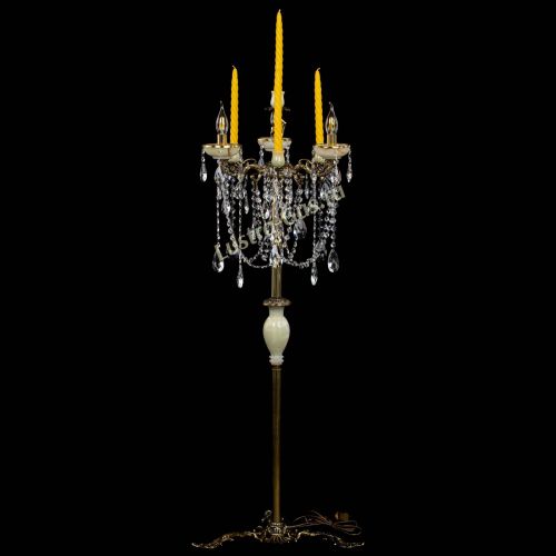 Торшер бронзовый Оникс №3 журавлик в Подольске Гусь Хрустальный