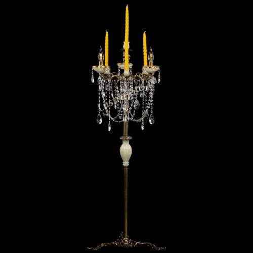 Торшер бронзовый Оникс №3 журавлик в Подольске Гусь Хрустальный