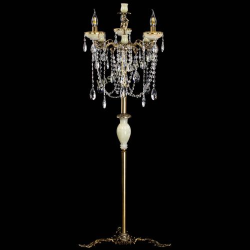 Торшер бронзовый Оникс №3 журавлик в Подольске Гусь Хрустальный