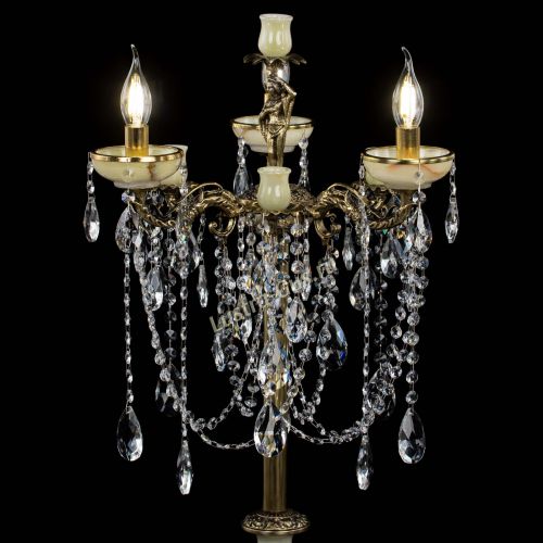 Торшер бронзовый Оникс №3 журавлик в Подольске Гусь Хрустальный