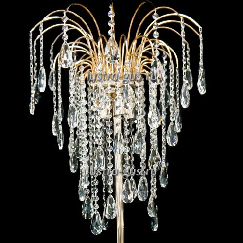 Торшер Каскад с подвесками Кулон в Подольске Гусь Хрустальный