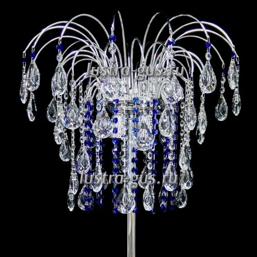 Торшер Каскад кулон короткий цветной в Подольске Гусь Хрустальный